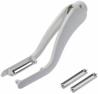 WESTMARK Sparschäler »Peel-Star KS« + 2 Ersatzklingen, Gemüse-/Doppelschäler, inkl. 2 Ersatzklingen, spülmaschinengeeignet, 5 Jahre Garantie