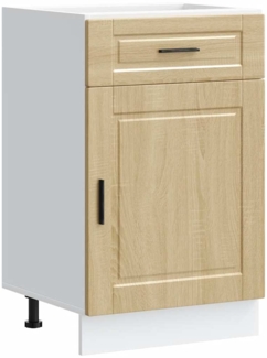 vidaXL Küchenunterschrank Porto Sonoma-Eiche Holzwerkstoff 853960