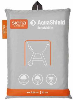 SIENA GARDEN 'AquaShield' für Rundgrills mit einer Grillfläche von Ø 57 cm, Polyester grau, Ø64 x H82 cm