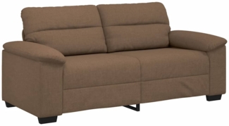 vidaXL 2-Sitzer-Sofa Braun 140 cm Stoff 4105311