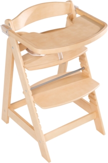 roba Treppenhochstuhl 'Sit Up FUN' - inkl. abnehmbarem Essbrett & Bügel - mitwachsend - Natur