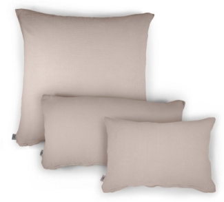 hutch&putch Kissenbezug Musselin Kopfkissenbezug - Kissenhülle - 100% Bio-Baumwolle, (1 Stück), Kuschelweich - Atmungsaktiv - mit hochwertigem Reißverschluss