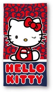 Hello Kitty Badetücher Hello Kitty Cutie Style Badetuch 70x140cm, 100% Polyester (1-St)