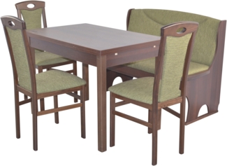 5tlg. Bankgruppe, Essgruppe "Madrid III" mit Truhenfunktion, Auszugstisch