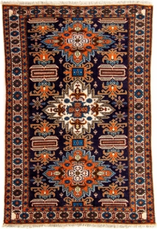 Morgenland Perserteppich - Nomadic - 170 x 110 cm - dunkelblau