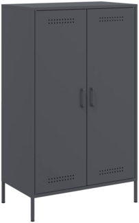 vidaXL Highboard Anthrazit 68x39x113 cm Stahl 842966