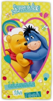 Disney Strandtuch Winnie The Pooh Strandtuch Baumwolle mit Premium Druck, 70x140 cm