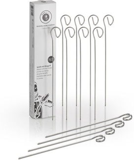 Buddy's Grillspieß Buddy´s BBQ (Set, 12-St), Schaschlikspieße, Edelstahl, wiederverwenbar, 21 cm