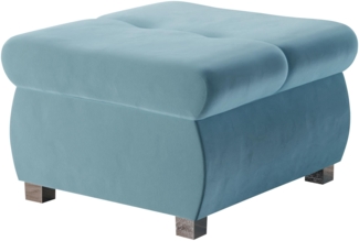 Polsterhocker Orkan Klein (Farbe: Magic Velvet 2260)