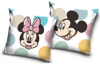 Disney Minnie Mouse Kissenbezug Disney Minnie Kissenbezug Maße ca. 40 x 40 cm, (1 Stück)