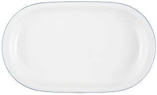 Seltmann Weiden Servierplatte oval 33x20 cm Compact Blaurand 001.718871