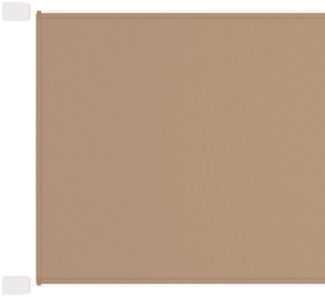 vidaXL Senkrechtmarkise Taupe 140x600 cm Oxford-Gewebe 148412