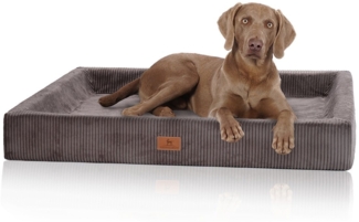 Knuffelwuff Tierbett Hundebett aus Cord Santiago, Orthopädisch