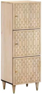 vidaXL Highboard 40x33x110 cm Massivholz Mango 358277
