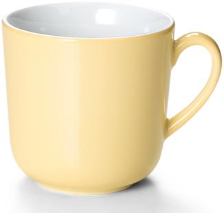 Becher mit Henkel 0,45 l Solid Color Vanille Dibbern Becher - Mikrowelle geeignet, Spülmaschinenfest