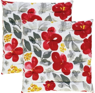 REDBEST Stuhlkissen Stuhlkissen 2er-Pack, Blumen