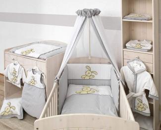 Be Be's Collection 'Hasi' Bett-Set 3-tlg. grau