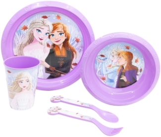 Frozen 5-teiliges Kindergeschirr Essensset für Kinder