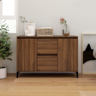vidaXL Sideboard Braun Eichen-Optik 104x35x70 cm Holzwerkstoff 815167