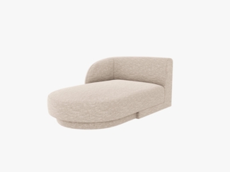 Micadoni Modul Miley 2-Sitzer Links Chenille Beige