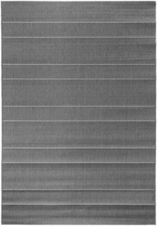 In & Outdoor Flachgewebe Teppich Fürth grau - 80x150x0,8cm