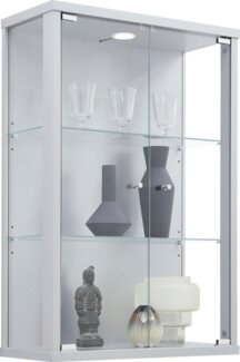 fif möbel Vitrine OPTIMA Hängevitrine/Glasvitrine 2x Glastür,perfekt für Sammler,Sammlervitrine