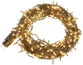 tectake Christbaumkerzen LED-Lichterkette, warmweiß