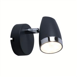 LED Wandlampe, anthrazit, beweglicher Spot,B 13,5 cm