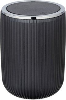 Abfalleimer für Badezimmer AGROPOLI, 20 cm, grau, WENKO