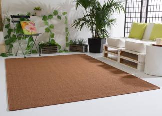 Sisal Teppich Acapulco - gekettelt, Farbe: braun, Größe: 80x200 cm