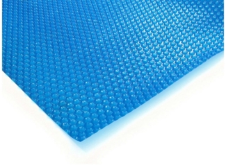 Zelsius Solarabdeckplane Solarfolie, eckig, 8x5 m, blau, 400µ, Poolabdeckung Folie