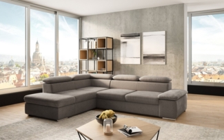 sit&more Ecksofa Valentine L-Form, B: 272 cm, mit Arm- & Kopfteilverstellung, optional mit Bettfunktion
