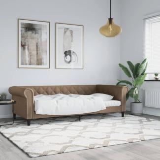vidaXL Tagesbett Cappuccino-Braun 80x200 cm Kunstleder 354225