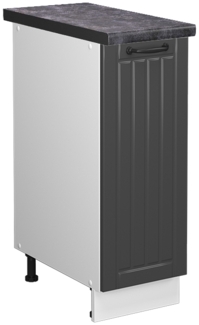 Apothekerschrank Fame-Line Anthrazit Landhaus 30 cm , AP Anthrazit Vicco