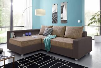 COLLECTION AB Ecksofa Relax L-Form, inklusive Bettfunktion, Federkern, wahlweise mit RGB-LED-Beleuchtung