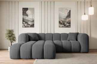 ALTDECOR Ecksofa OLEA-L1, Sofa Praktische Bequeme Funktionsecke Couch L-Form Eckcouch, Corner Sofa U-Form Vielseitige Sofa Wohnlandschaft Wohnzimmer