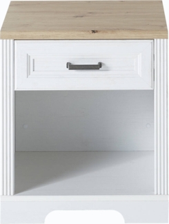Büro Rollcontainer JÜLICH-36 in Pinie hell mit Artisan Eiche Nb, B/H/T: ca. 54/62/39 cm