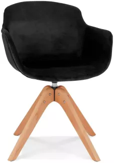 Kokoon Design Sessel Marnie Holz Schwarz