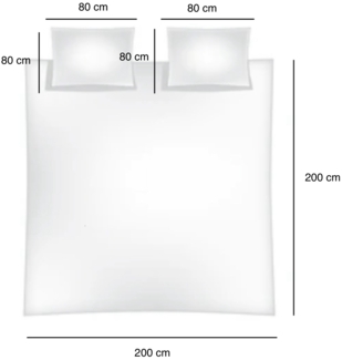 Einfarbige Wendebettwäsche 100% Baumwolle Satin mit Reißverschluss für Einzel- und Doppelbett Grün/Anthrazit 200 x 200 cm + 2x 80 x 80 cm