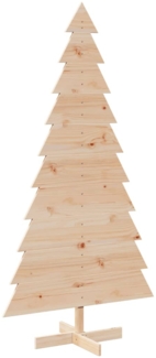 vidaXL Weihnachtsbaum Holz zum Schmücken 180 cm Massivholz Kiefer 858195