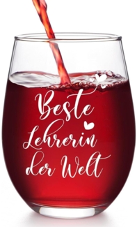 Abschluss Geschenk Weinglas Pernasoliert Abitur 2025 17oz