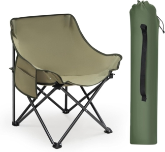 Sunula Campingstuhl Faltbar Ultraleicht, Olivegrün