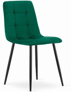 Valora PYRA Sessel, dunkelgrüner Samt, modernes Design für das Wohnzimmer