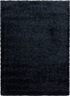 Teppium Teppich Unicolor - Einfarbig, Rechteckig, Höhe: 50 mm, Teppich Wohnzimmer Shaggy Einfarbig Flauschig versch. Far. und größ.