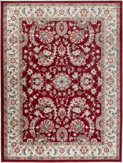 Mazovia Orientteppich Oriente Teppich - Traditioneller Teppich Orient Rot, 60 x 100 cm, Geeignet für Fußbodenheizung, Pflegeleicht, Wohnzimmerteppich