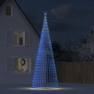 vidaXL Weihnachtsbaum Kegelform 1544 LEDs Blau 500 cm 358074