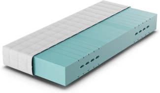 Betten-ABC HR Blue, Kaltschaummatratze mit 7-Zonen Profil aus High-Resilience-Schaum, Größe: 80x200, Härtegrad: Soft