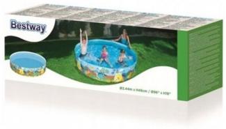 Bestway 55001 Gerahmter Pool 1612 l 3 Jahr(e) PVC Vinyl Mehrfarben