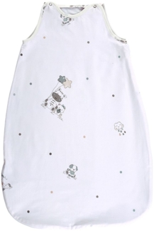 Lorelli Baby Winterschlafsack 85 cm 100% Baumwolle, 2,5 TOG, Maße 80 x 45 x 3 cm weiß grün