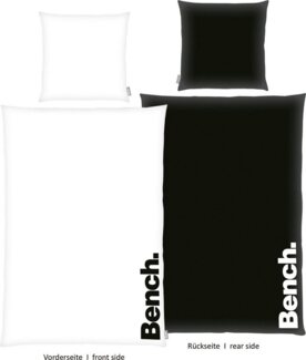 Bench. Wendebettwäsche Bench in Gr. 135x200 oder 155x220 cm, Renforcé, Bettwäsche aus Baumwolle, moderne Bettwäsche mit Wendeoptik